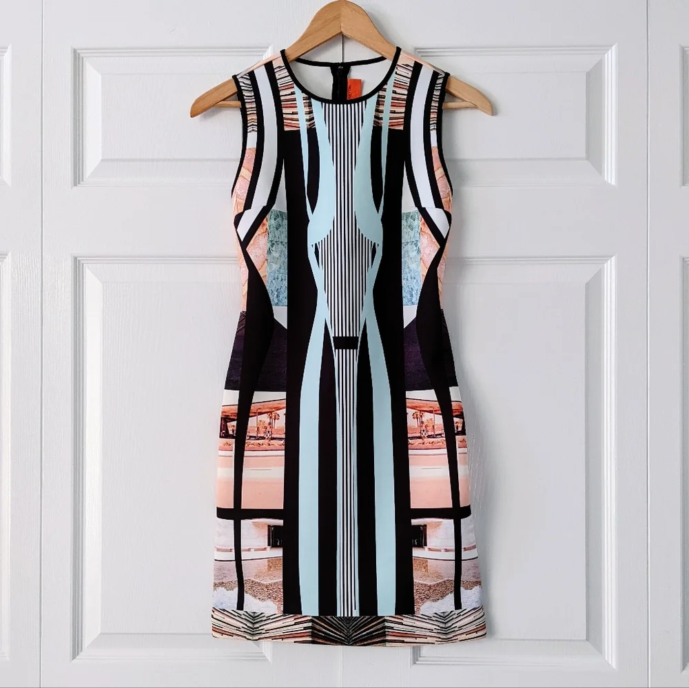 Clover Canyon Desert Home Neoprene Dress | S - Picture 2 of 16